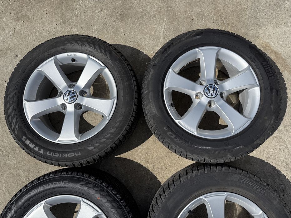 Z8*Alu zimówk*SHARAN,ALHAMBRA*NOKIAN*205/60/16*5x112*6,5Jx16H2*ET33