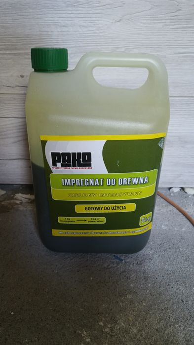 Impregnat do więźby dachowej zielony na korniki