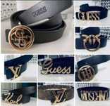 Skórzany Pasek Damski Guess Pinko CK LV Chanel MK Gucci GG