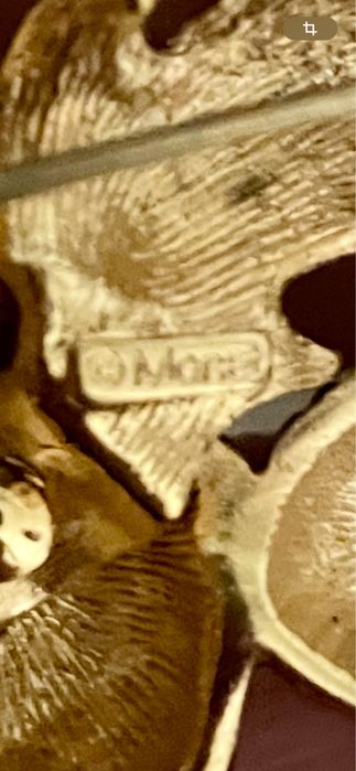 Monet вінтажна брошка 60-70 роки осінь жолуді американський вінтаж