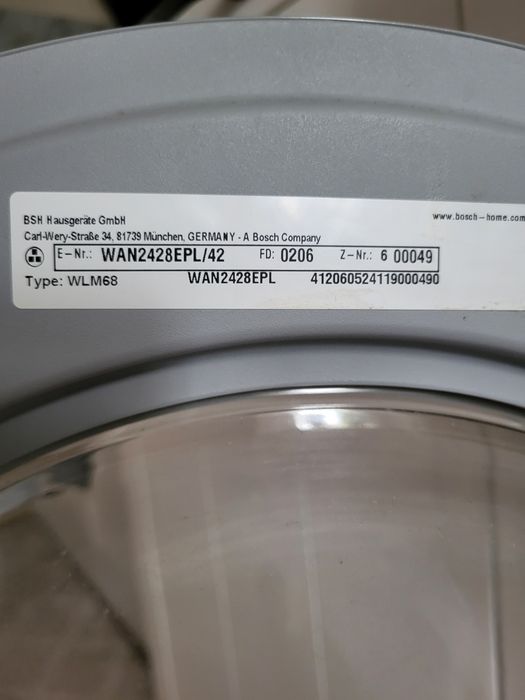 Pralka Bosch serie 4
