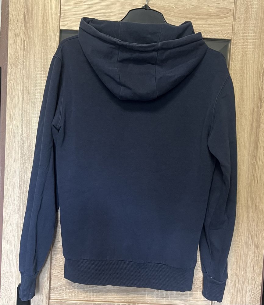 Granatowa wciągana bluza męska z kapturem Ellesse