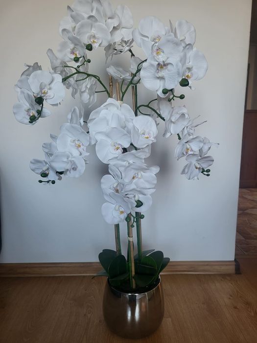 Sprzedam piękny duży silikonowy storczyk home and you. Wysokość 100cm