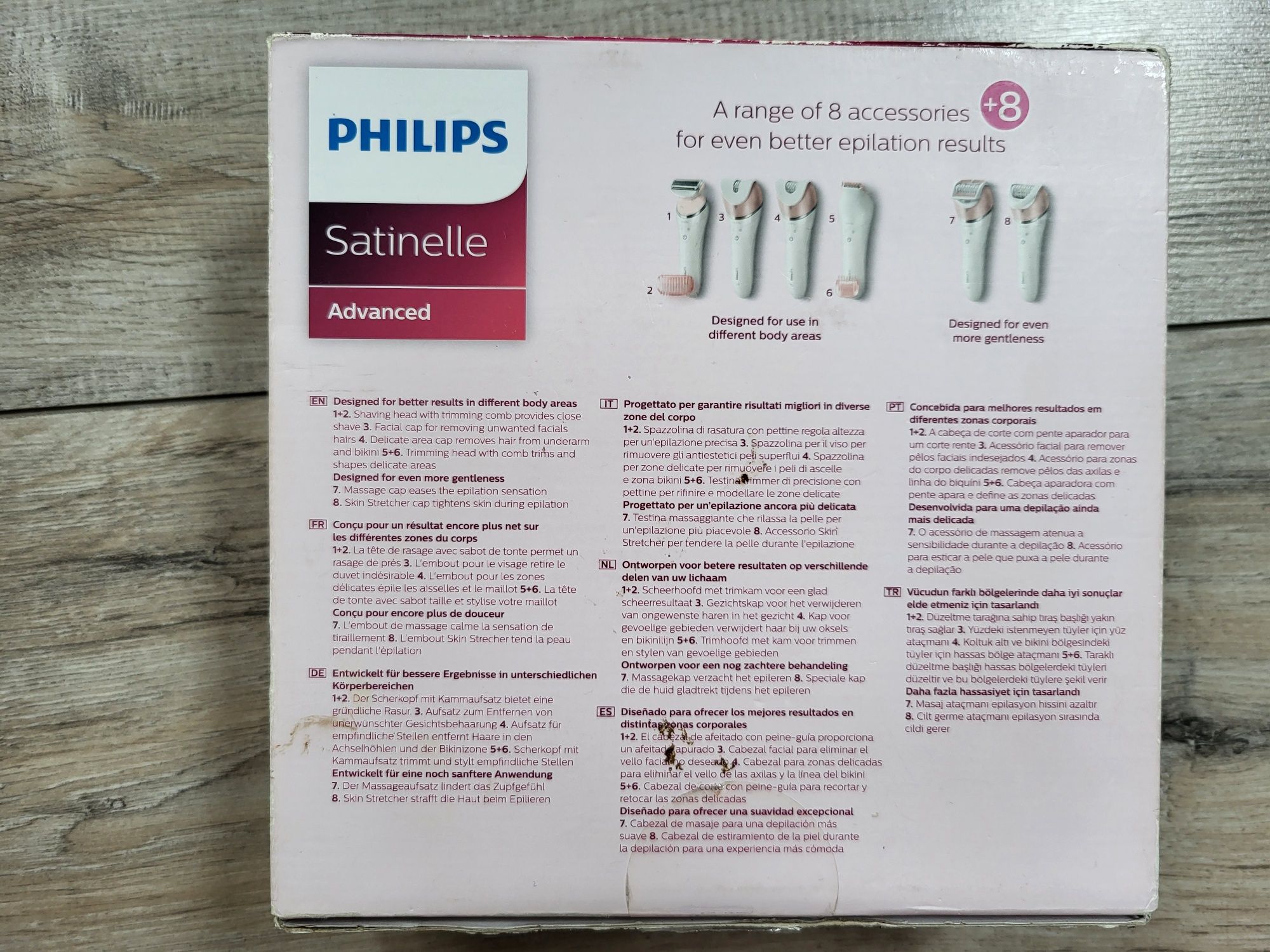 Depilator Philips Satinelle Advanced BRE640