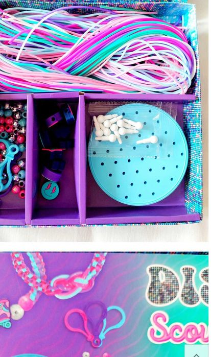 Zestaw do robienia węzłów scoubidou