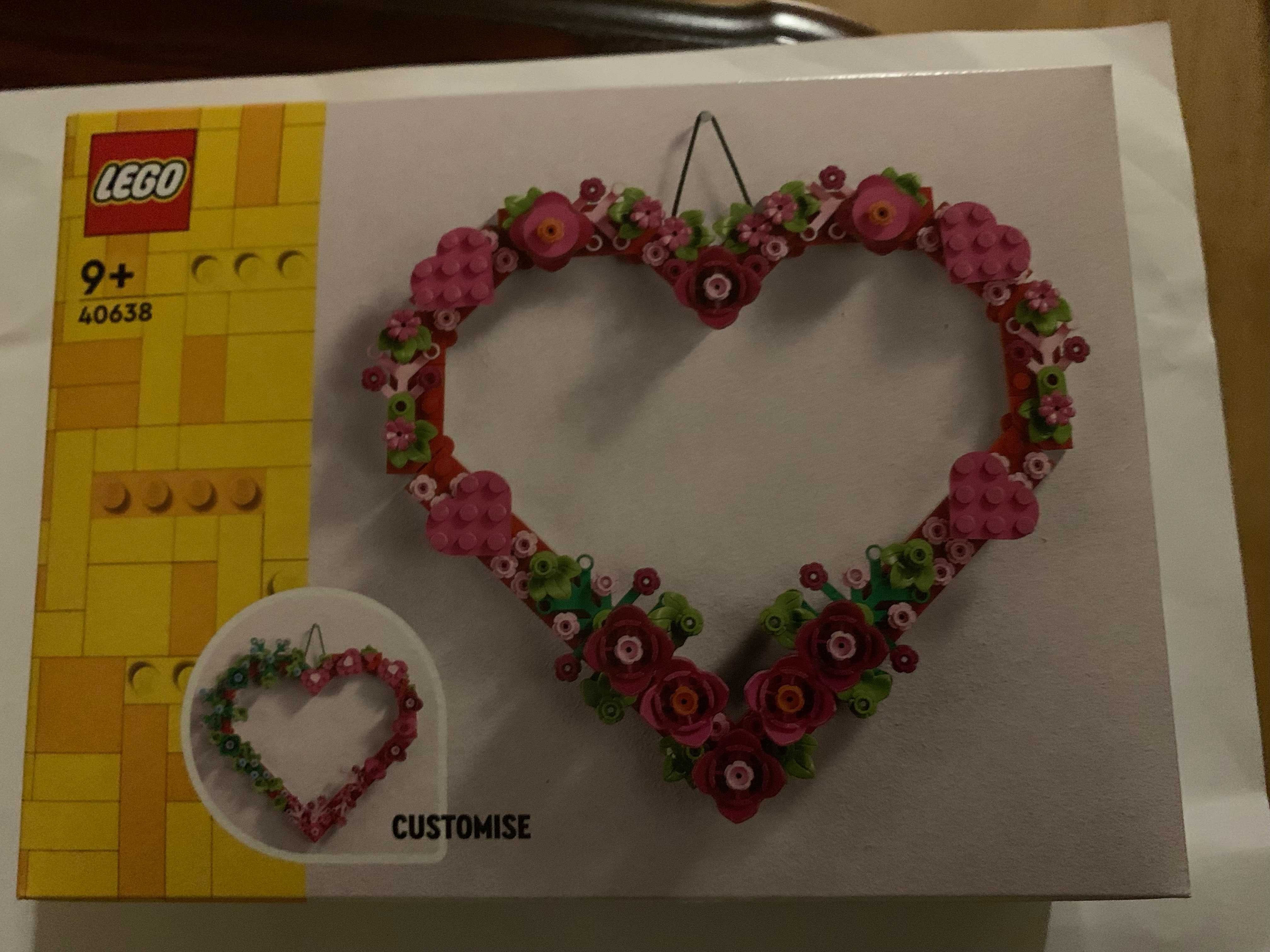 Prezent na Walentynki - Lego 40638 - Ozdoba w kształcie serca