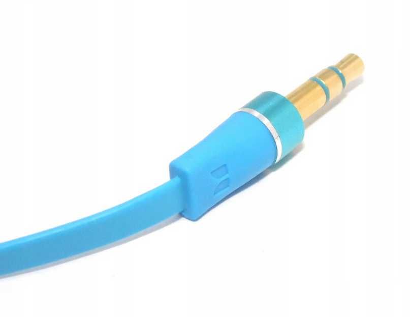 Kabel NOKIA Audio Aux MINI JACK 3,5mm Stereo PŁASKI 110cm