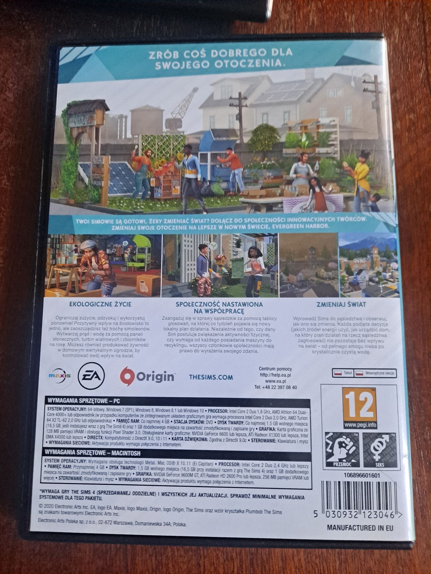 The Sims 4- Życie Eko-Używany kod