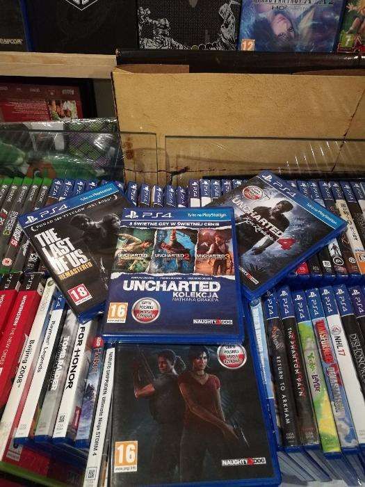 Uncharted 4 Zaginione Dziedzictwo Last of US Uncharted Kolekcja PS4