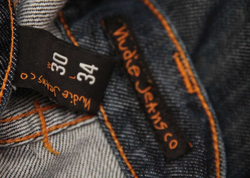 Nudie 30/34 узкие джинсы, сделаны в Италии