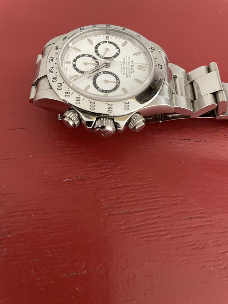 Rolex Daytona em aco , maquina Zenith , muito raro . Como novo