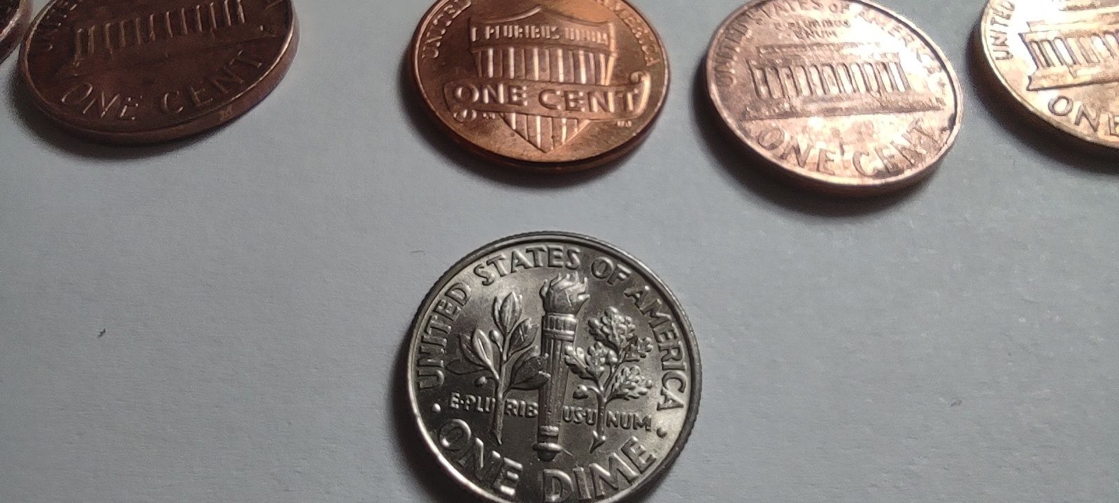 Монети США 15 штук