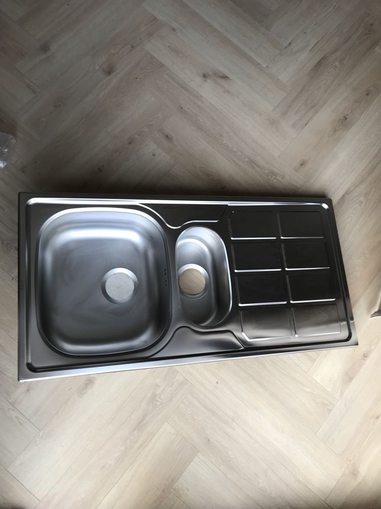 Zlewozmywak zlew kuchenny z ociekaczem Deante Soul satyna