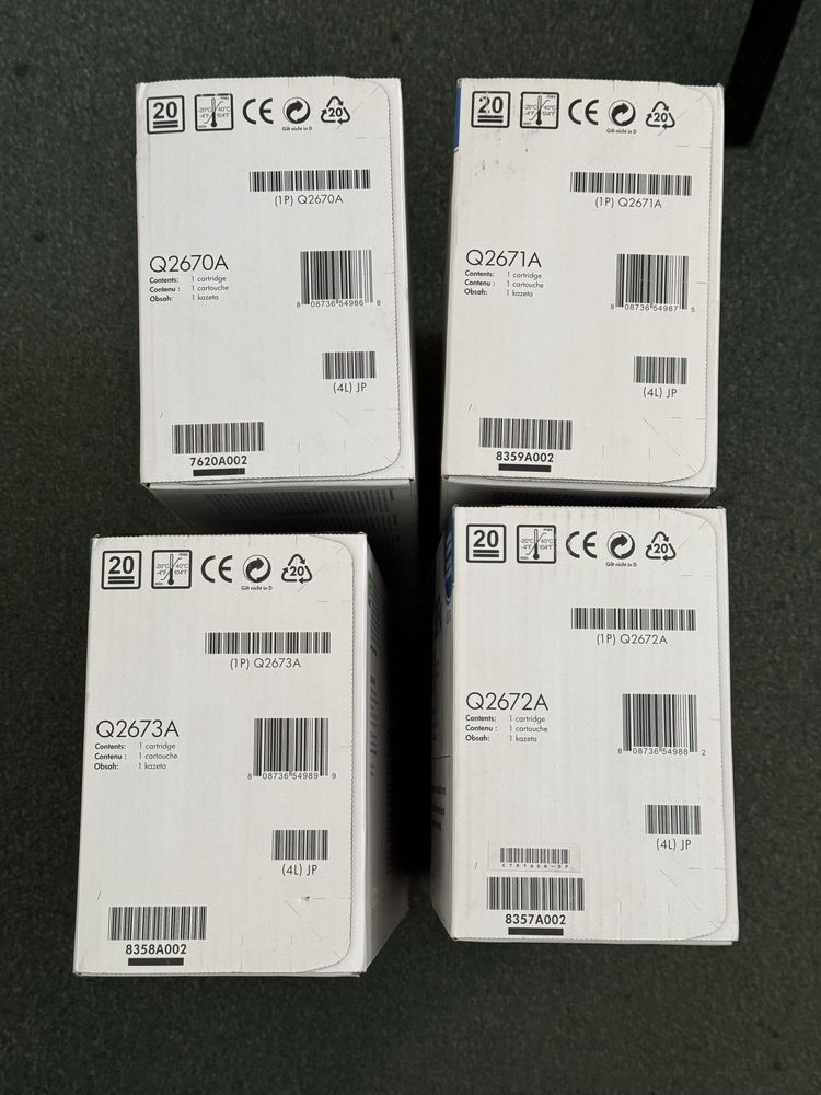 HP LaserJet 3500/3550 - zestaw 4 szt. tonerów
