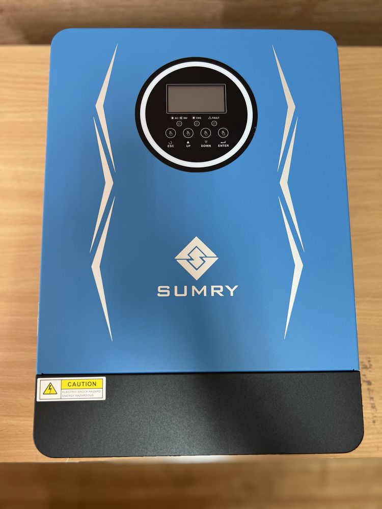 Інвертор Sumry 3.8kW | 2в1: сонце + мережа | 24 V вольт