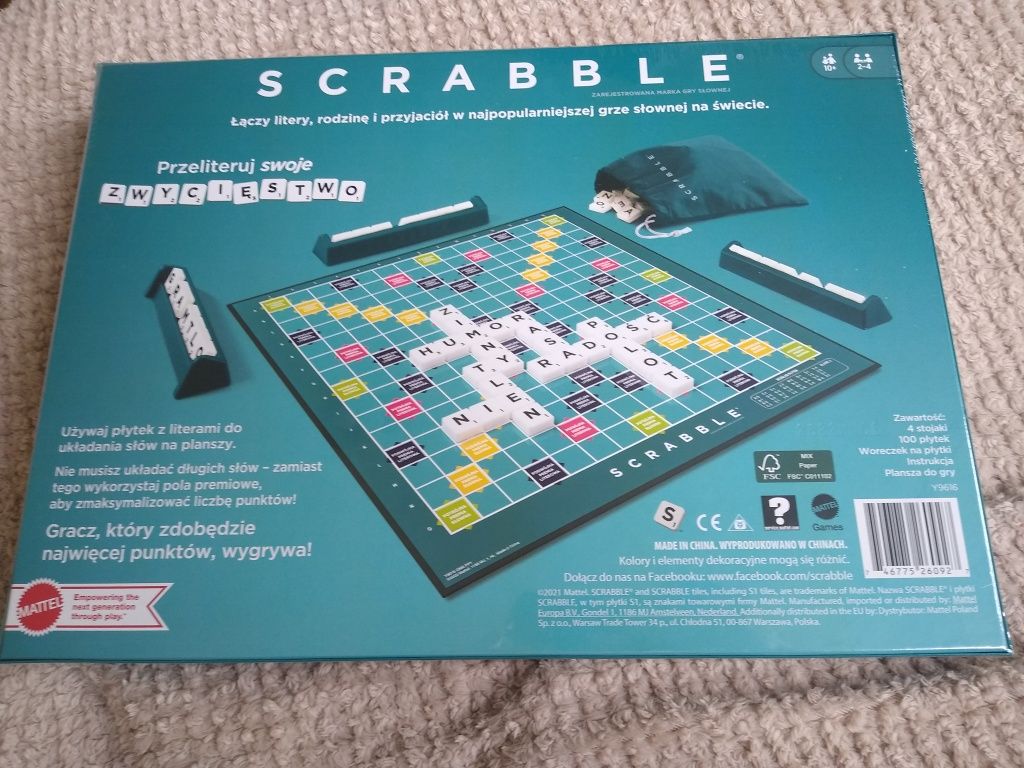 Gra Scrabble orginal