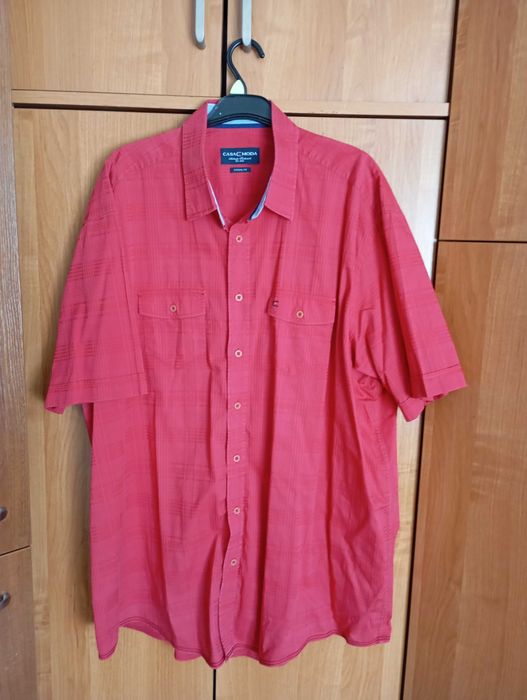 Koszula męska z krótkim rękawem XXL