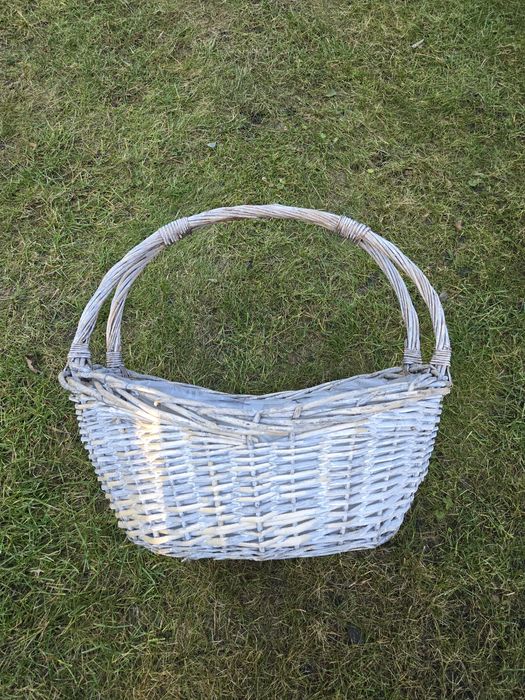 Kosz wiklinowy ozdobny duży + gratis