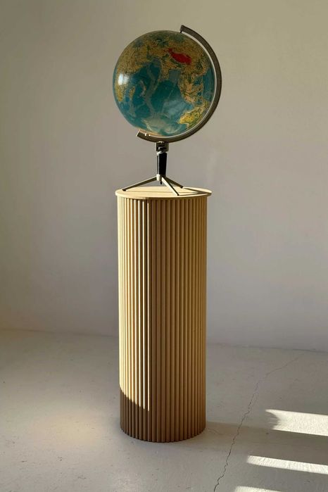 Loventi Ryflowany Postument na tort MDF Pod tort kwiaty Ślub Chrzciny