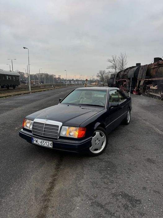 Mercedes-Benz W124 (1984-1993) Mercedes W124 3.2 benzyna 220km WTRYSK Skóry, Podgrzewane fotele