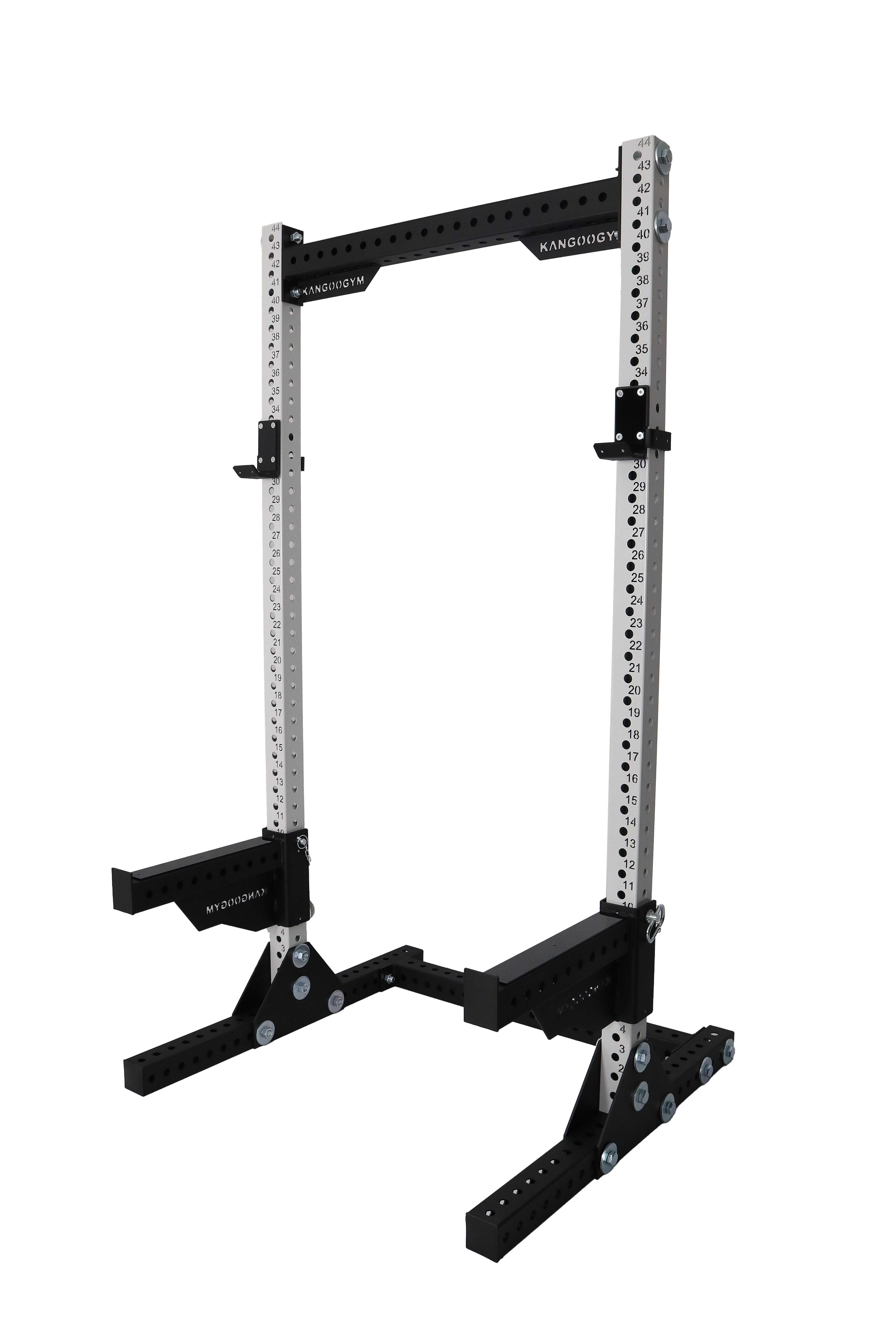 HALF RACK 80x80x3 + belki asekuracyjne + haki na sztangę / siłownia
