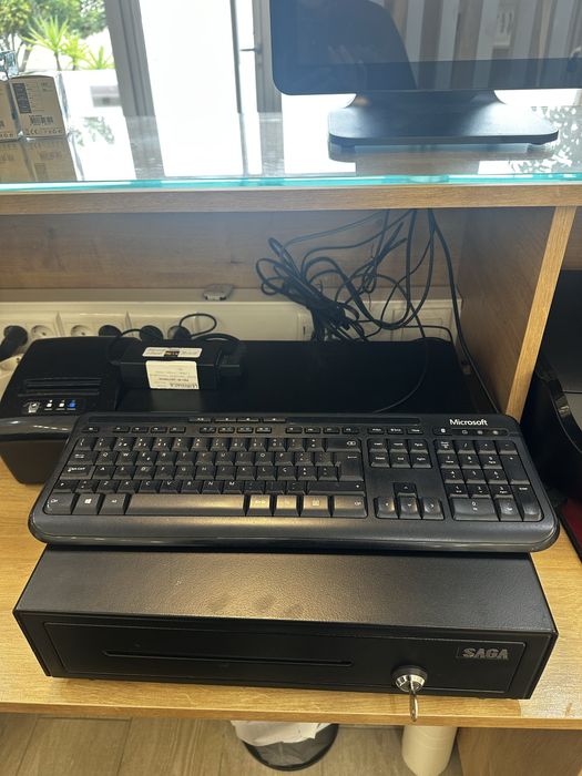 Monitor com impressora para caixa para comércio!