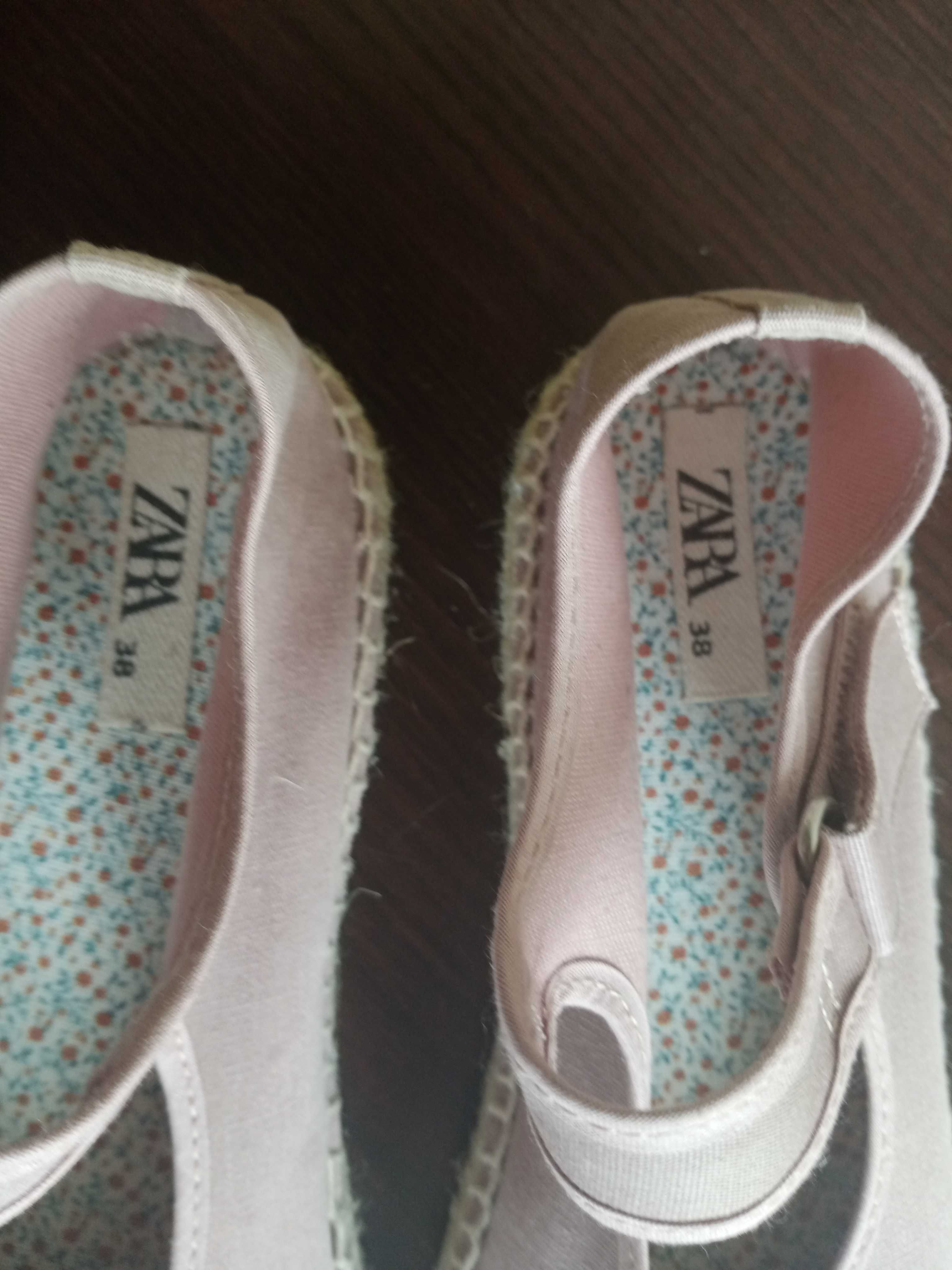 Espadryle płócienne baleriny ZARA