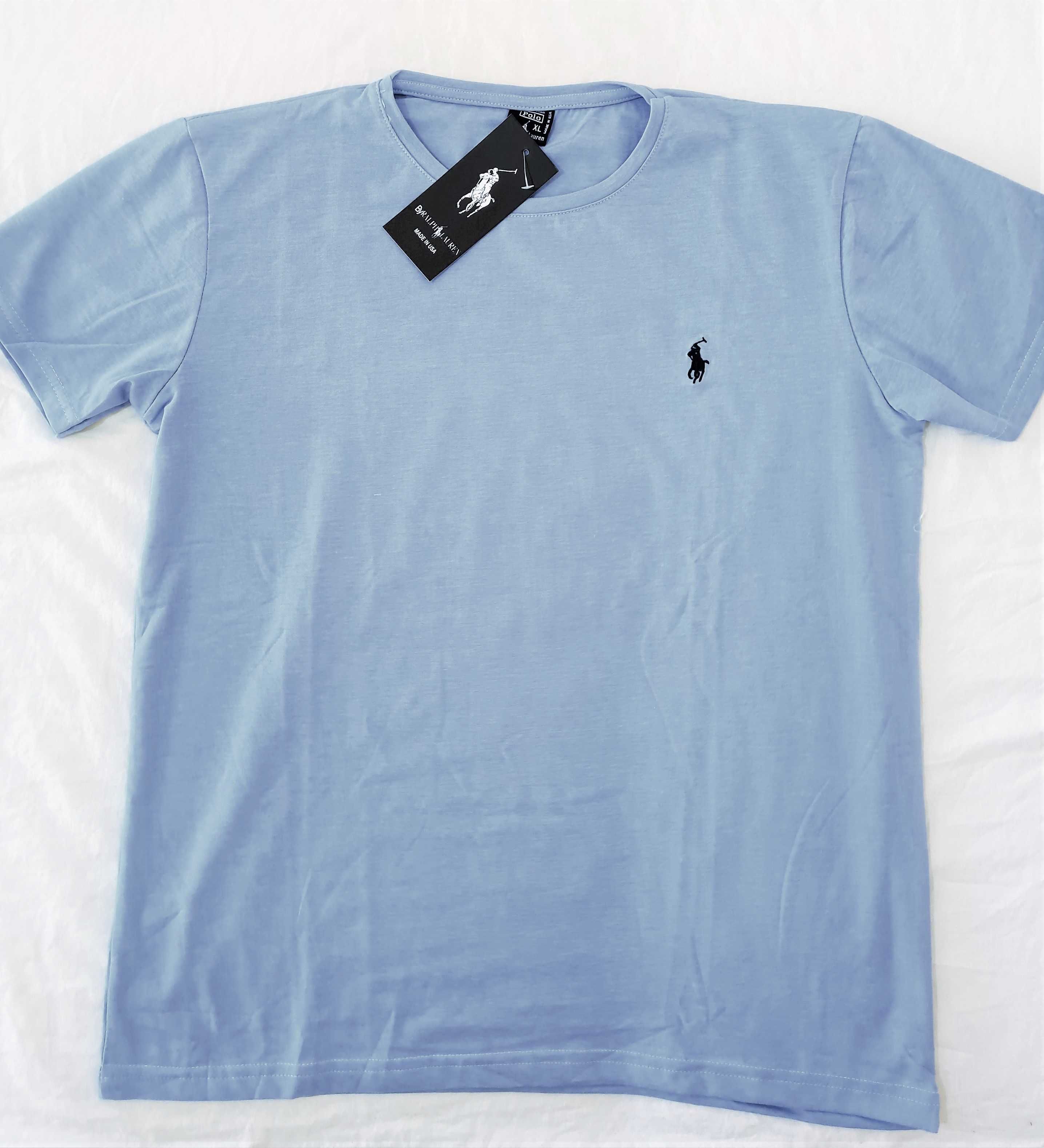 Nowa błękitna koszulka RALP LAUREN okazja super prezent XL SUPER KOLOR