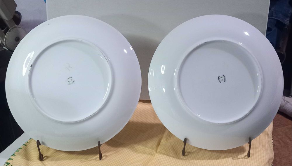 Par pratos pircelana S.P. Coimbra