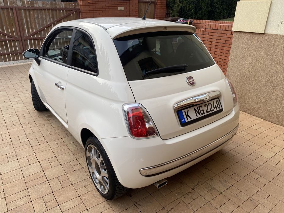 Fiat 500 1.2b Klima Alumy Bezwypadkowy  Super Stan z Niemiec Opłacony