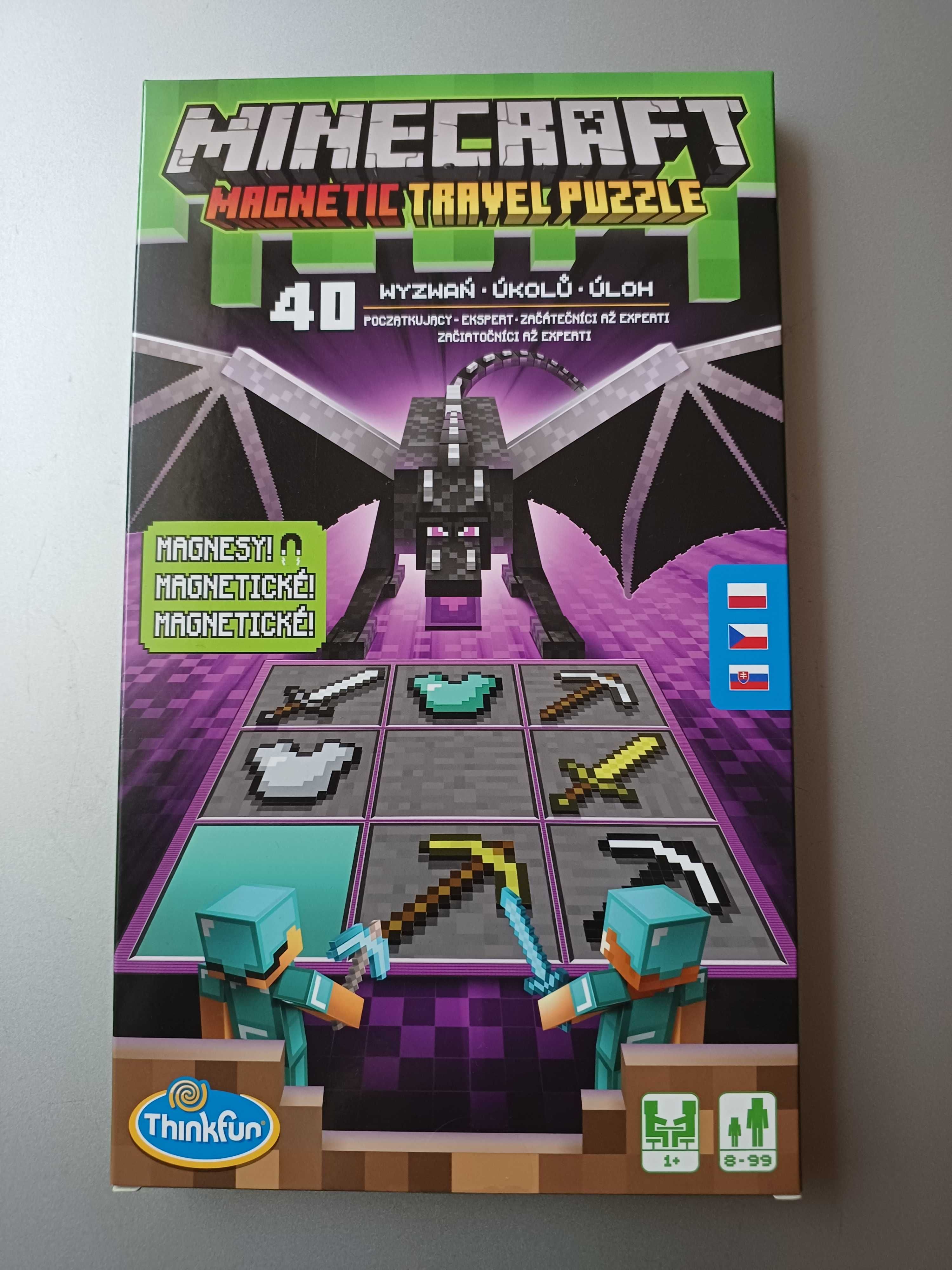 Ravensburger Minecraft: Magnetic Travel Puzzle TANIO OKAZJA