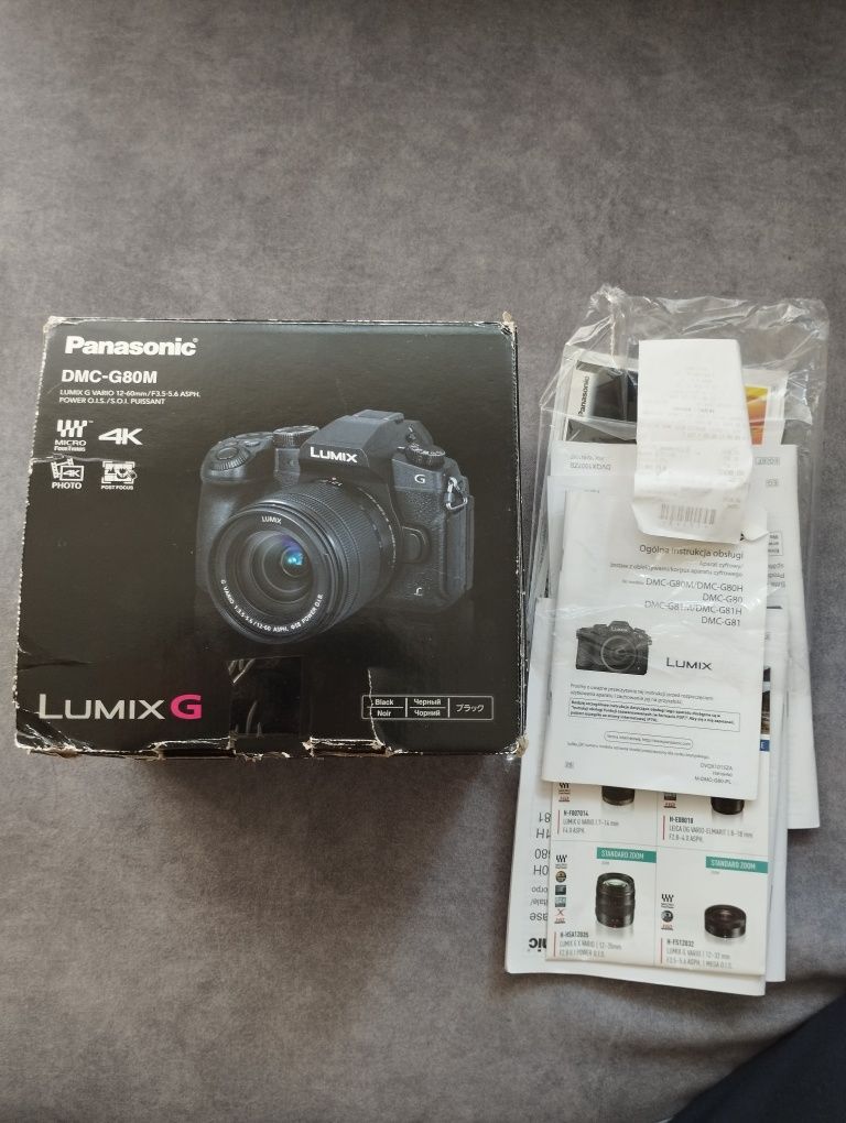 Aparat Panasonic Lumix G80