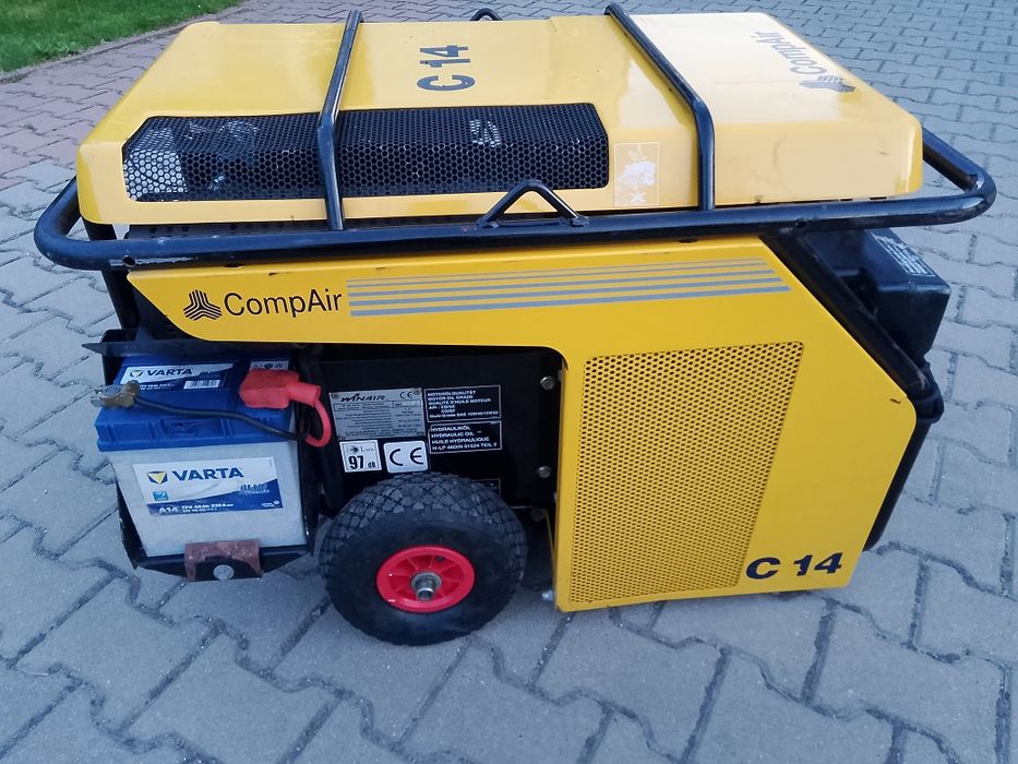 Kompresor spalinowy sprężarka śrubowa Compair C14 do kreta przecisków