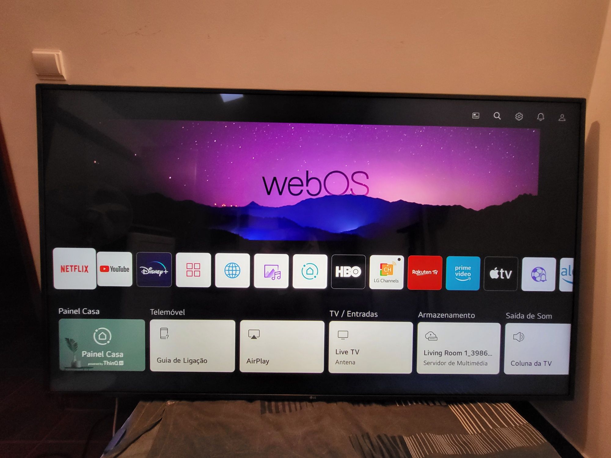 Tv lg 75 polegadas