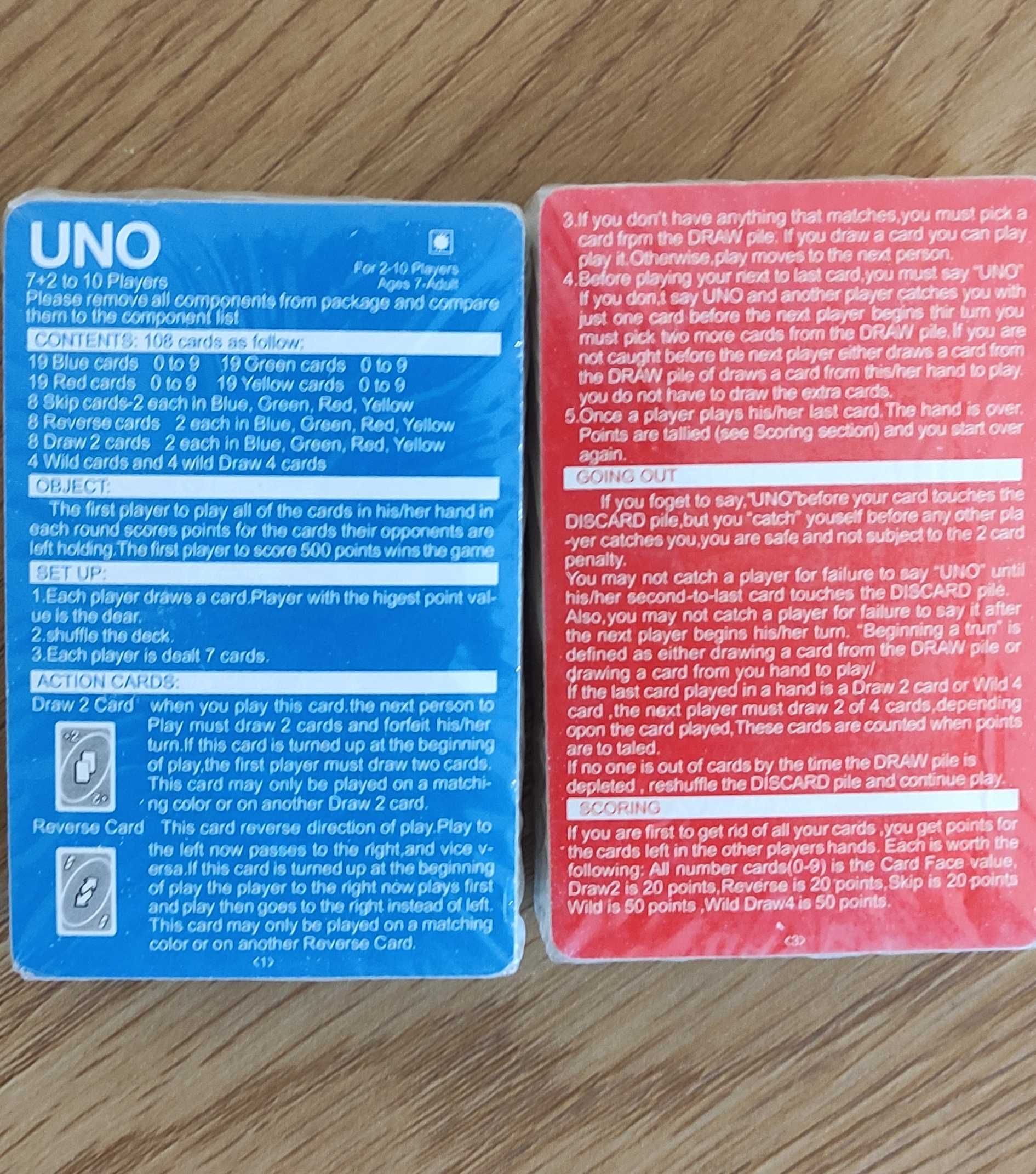 Uno Flip Gra Karciana Planszowa Gra Logiczna