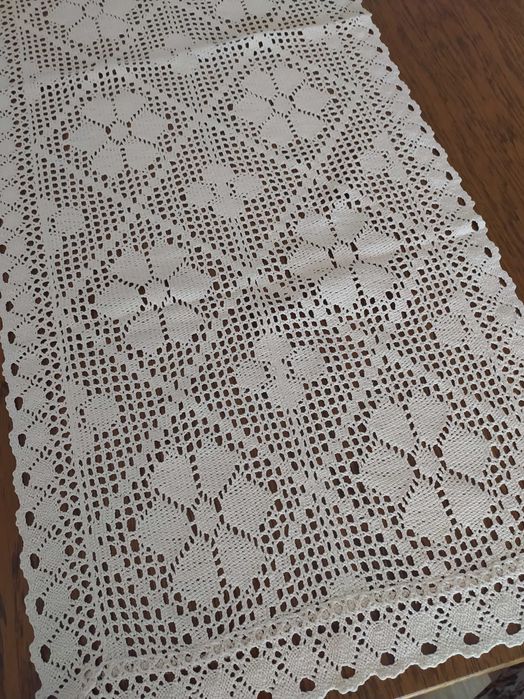 Szydełkowy obrus 40x120cm