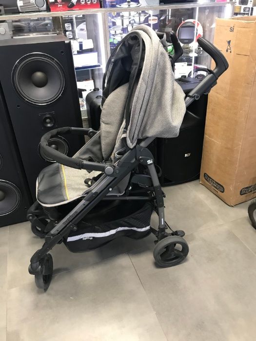 Wózek dla dzieci Peg Perego SI Completo Luxe Gray, Lombard Halo gsm