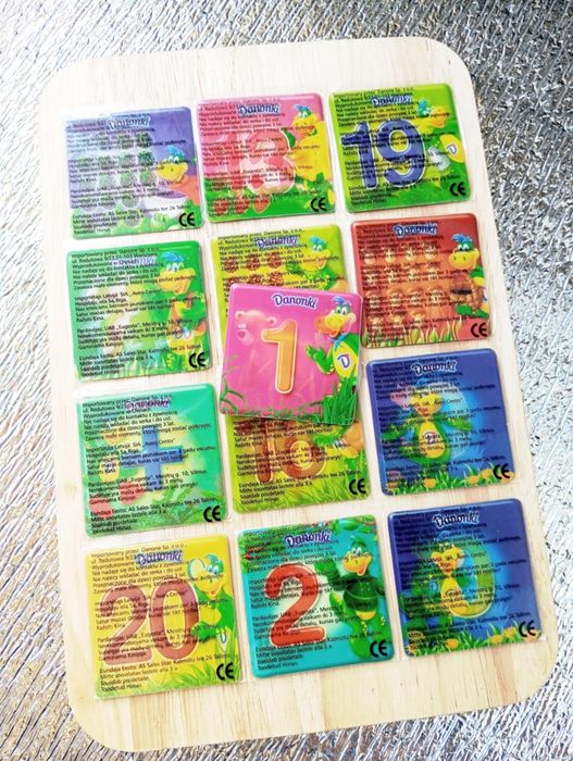 Magnesy Danonki cyfry liczby