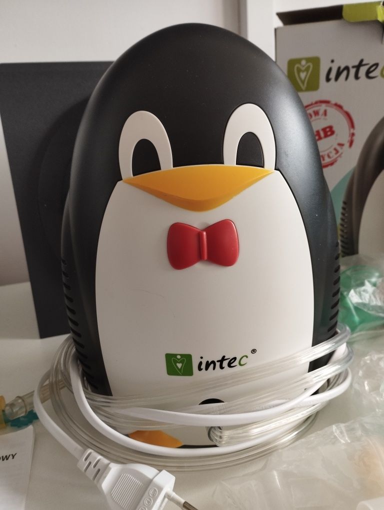 Inhalator nebulizator rodzinny Intec Pingwin kompresorowo-tłokowy