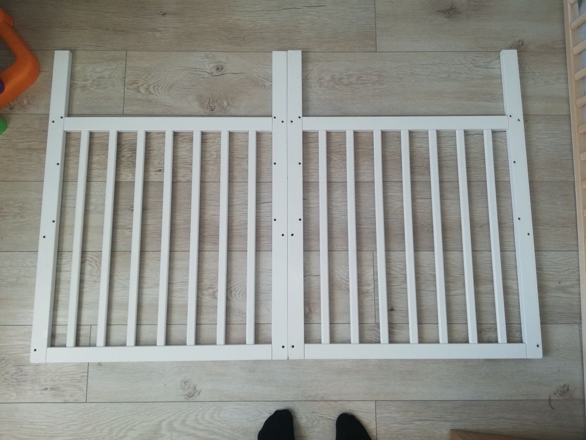 Łóżeczko białe 120x60