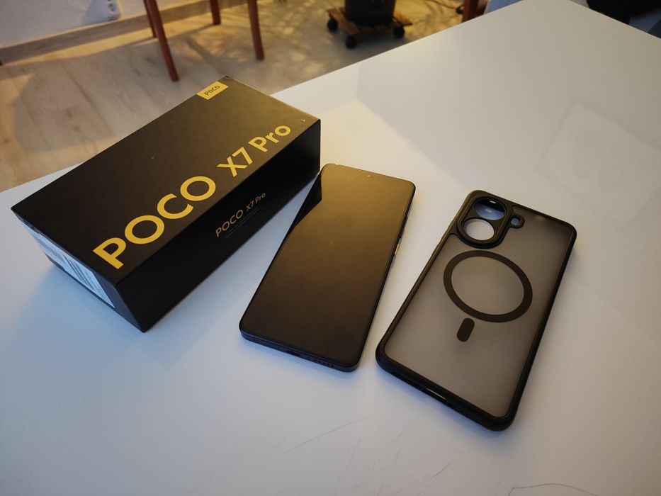 Xiaomi Poco x7 Pro 12/512 yellow, bdb stan, etui, gwarancja 31.01.2027