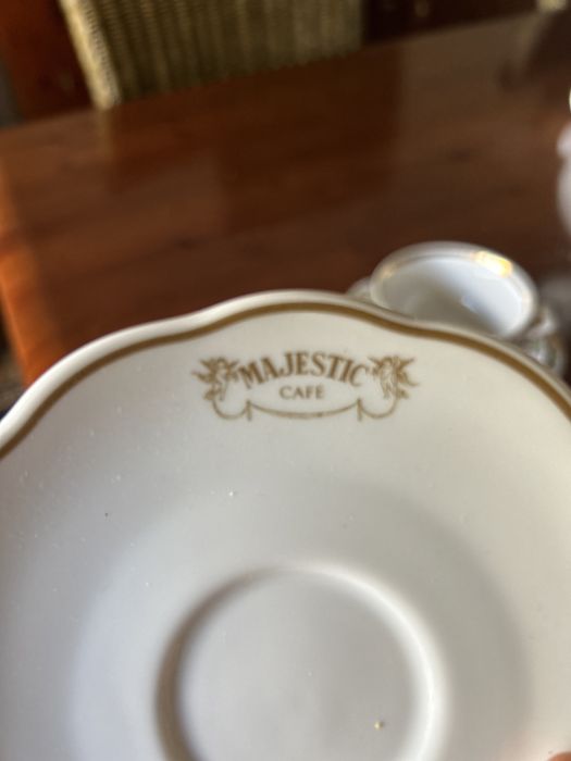 Chávena, pires e prato, Vista Alegre/Magestic.