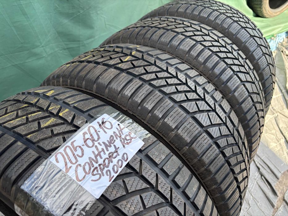 205-60-R16 CONTINENTAL WINTER 4 штуки всесезонной резины GERMANY 2024