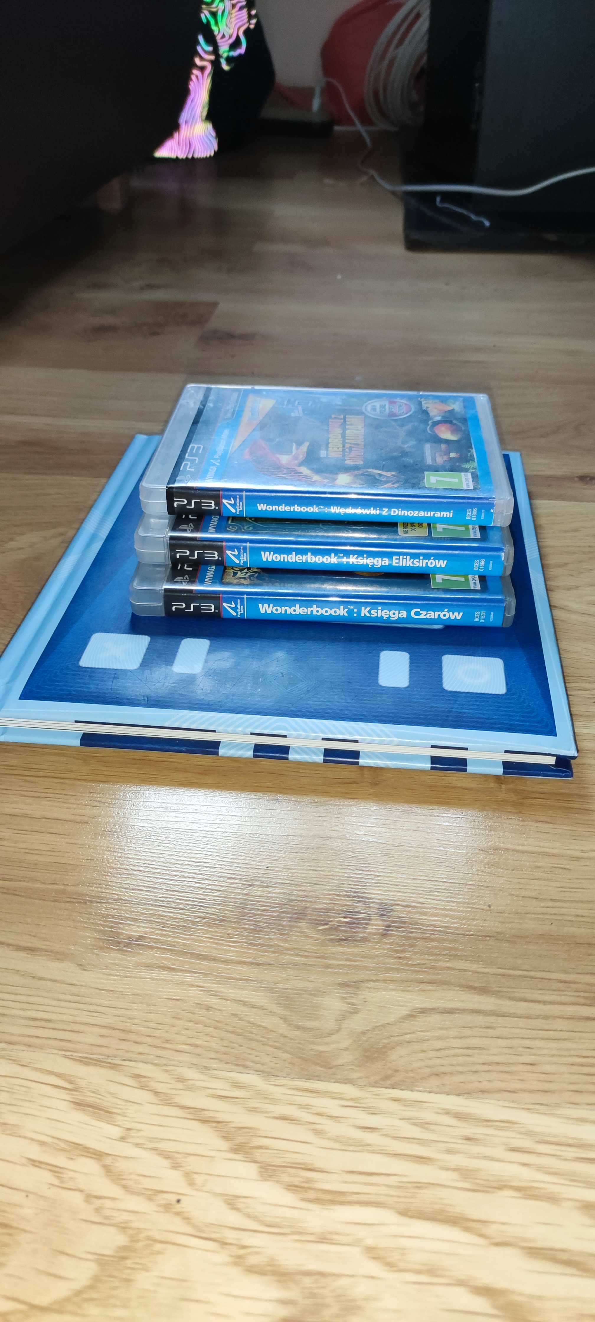 Wędrówki z Dinozaurami,Księga Czarów,Księga Eliksirów+Wonderbook  ps3