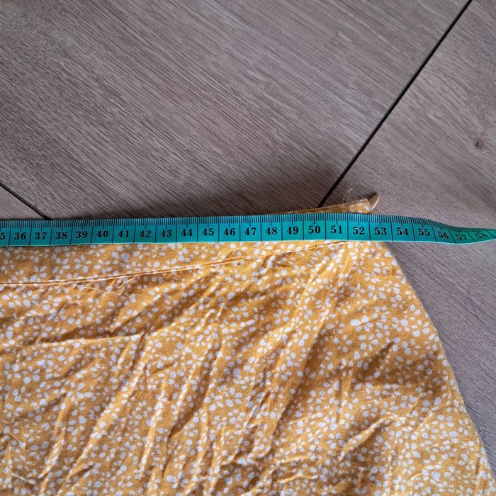 Midi spódnica w drobne kwiatuszki wiskoza 4XL-5XL 48-50