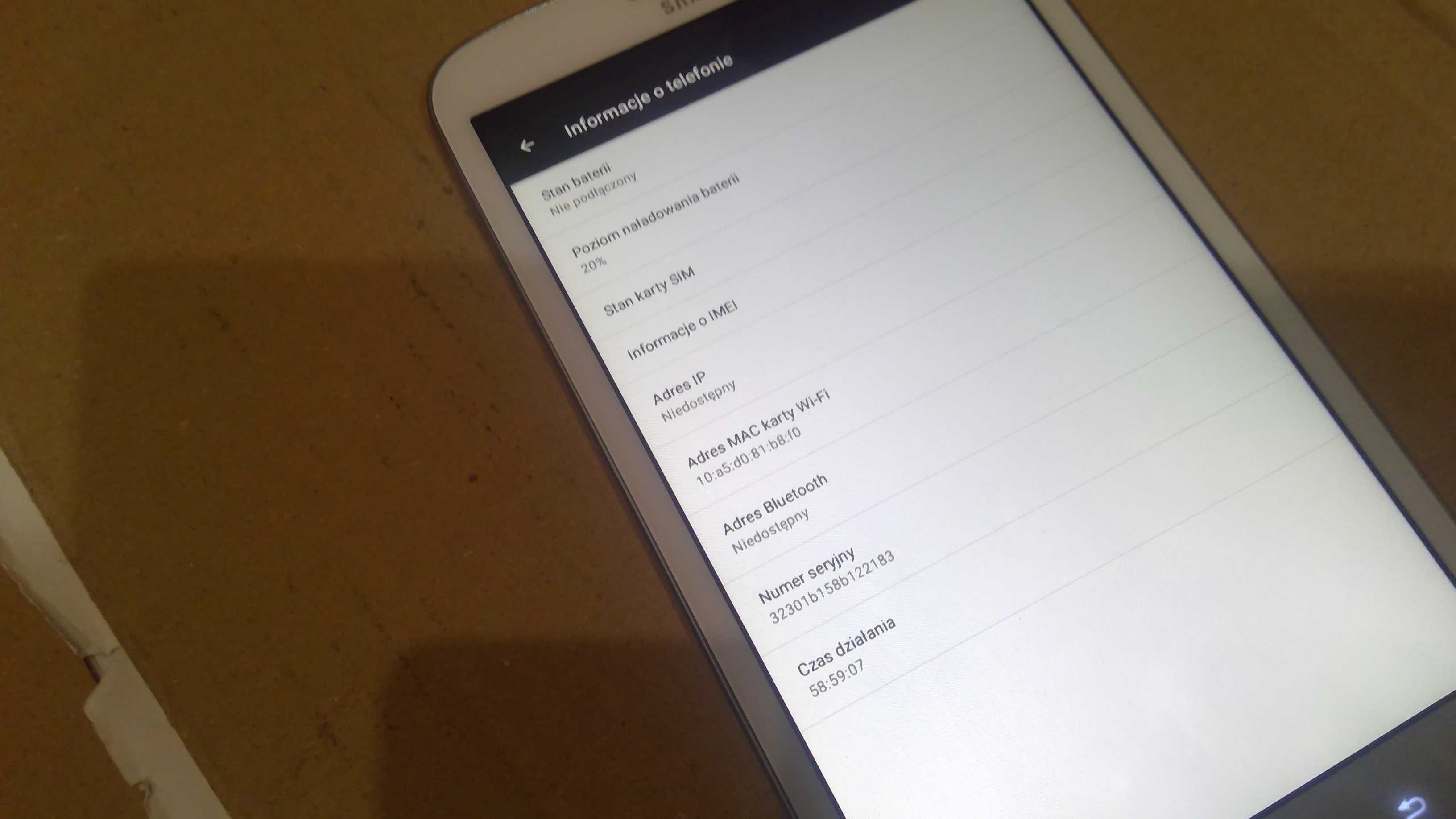 Tablet Samsung SM-T311 T309