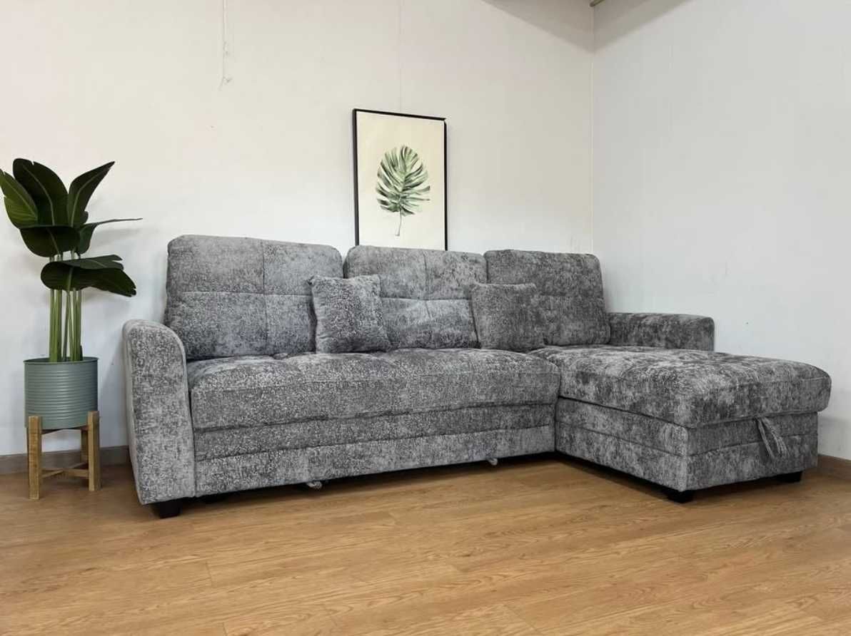 LIQUIDAMOS novo sofa cama com bau envio gratis paga na entrega