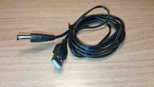 Kabel Zasilający USB Do Wtyku DC 5.5 × 2.1 Mm – Ok. 1 M