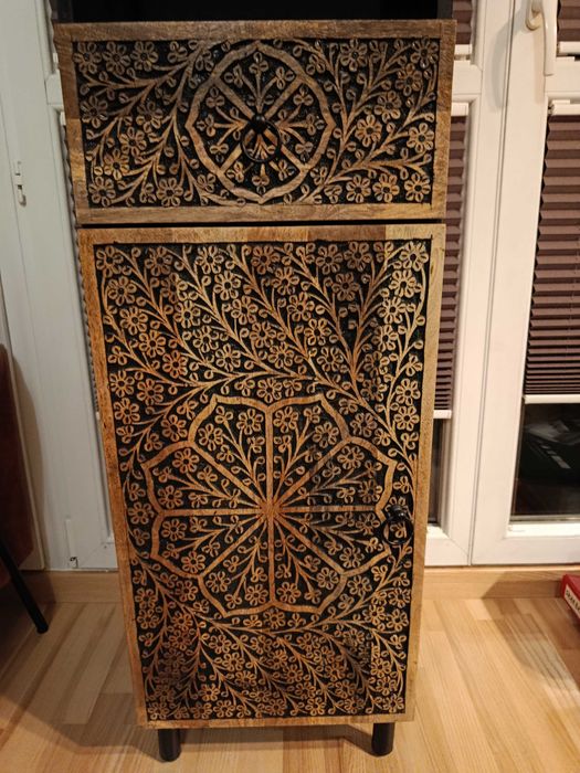 Szafka lite drewno mango, styl indyjski, szafka łazienkowa, salonowa