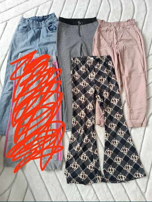 Paka ubrań dziewczynka 134/140